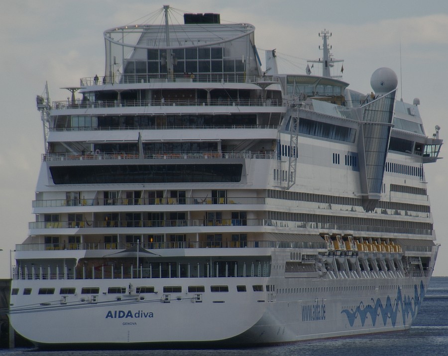 Santa Cruz Kreuzfahrschiffe aida diva aidadiva